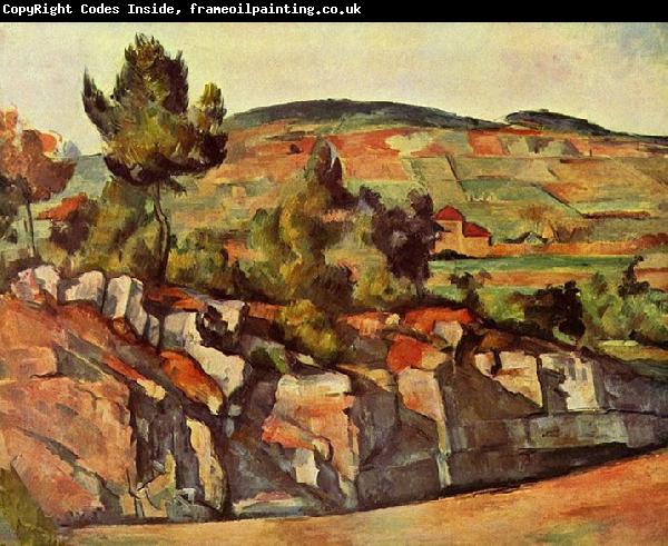 Paul Cezanne Berge in der Provence